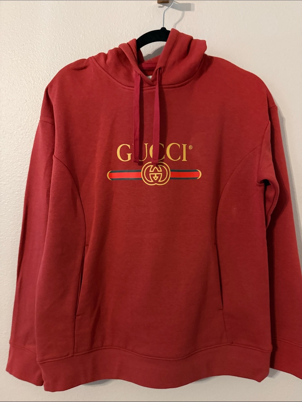 Red G Logo Hoodie - Casual Sweatshirt Custom DTF transfer